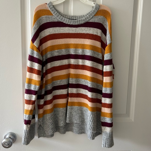 Verve Ami Sweaters - Verve Ami striped colorblock sweater